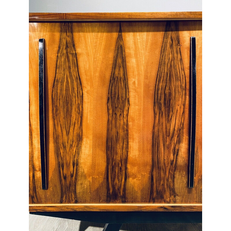 Vintage walnut veneer sideboard 1960