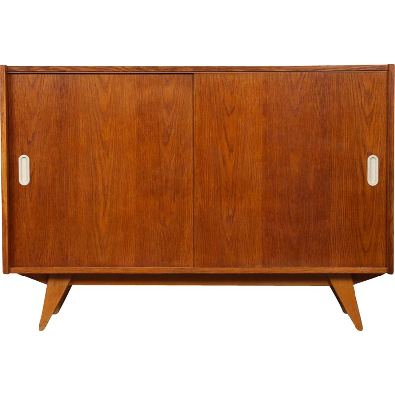 Vintage oak chest of drawers, model U-452, by Jiri Jiroutek for Interier Praha, 1960