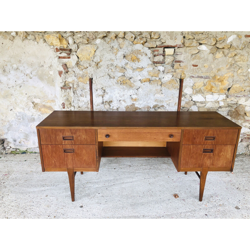 Vintage teak desk Dressing table by Nathan Scandinavian 1960