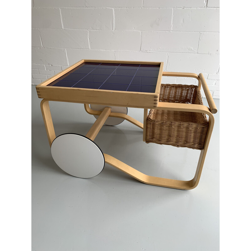 Vintage Alvar Aalto 901 trolley  Artek