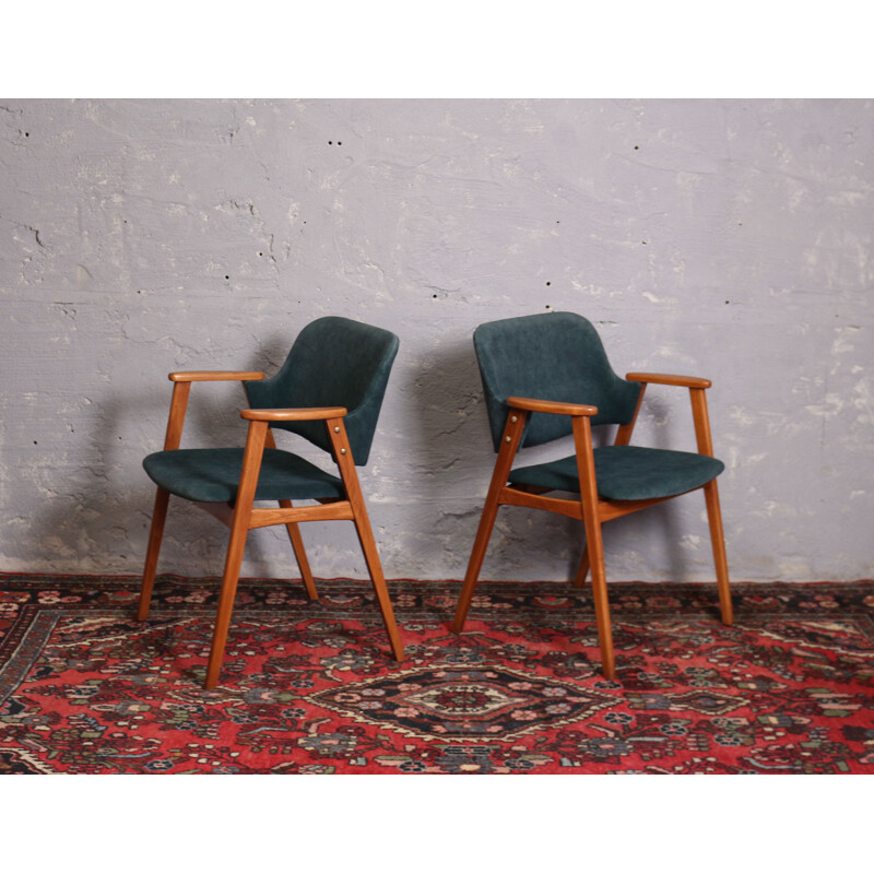 Pair of vintage Hungarian armchairs, 1960s