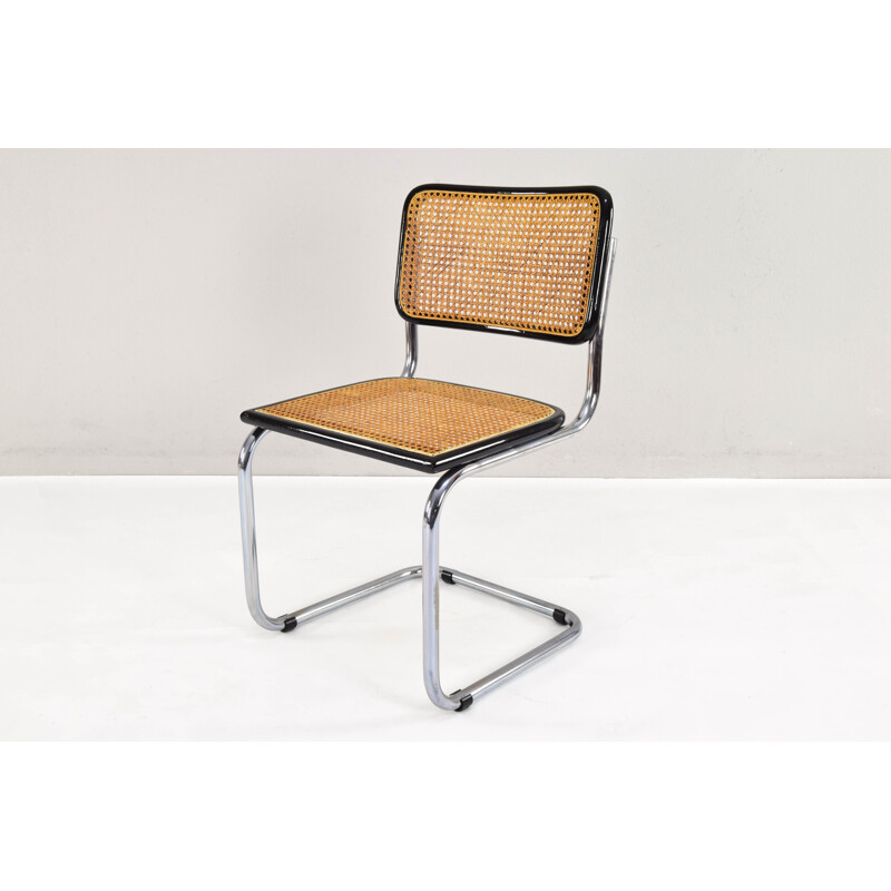 Set of 4 Mid-Century Marcel Breuer B32 Cesca Chairs, Italy 1970s