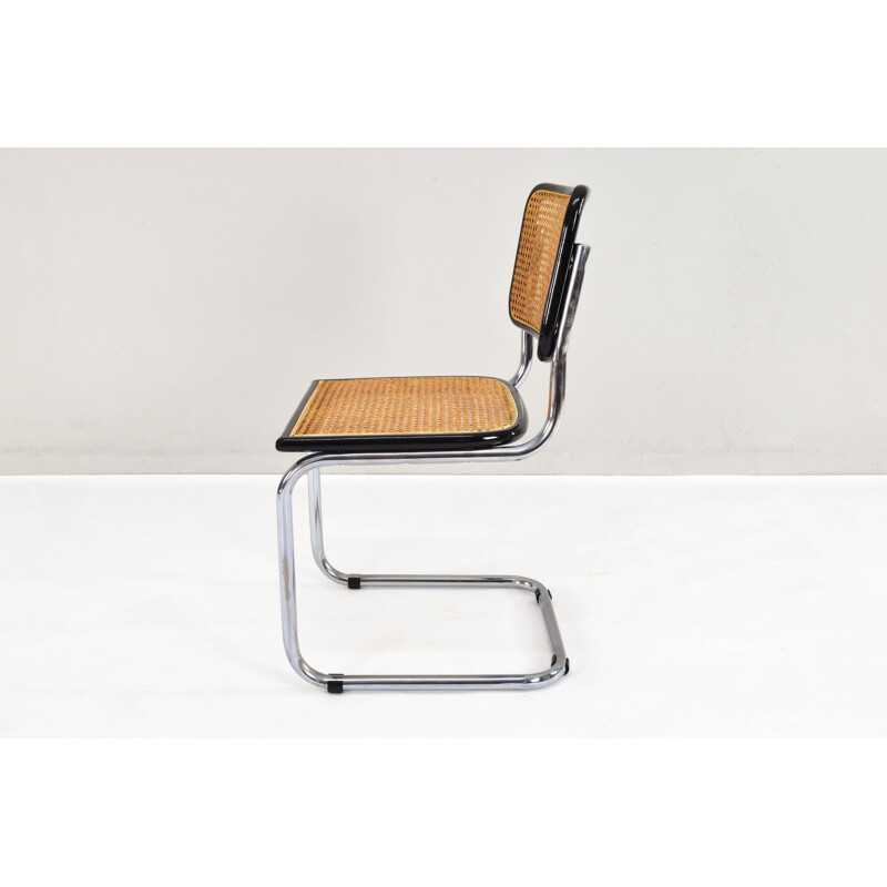 Set of 4 Mid-Century Marcel Breuer B32 Cesca Chairs, Italy 1970s