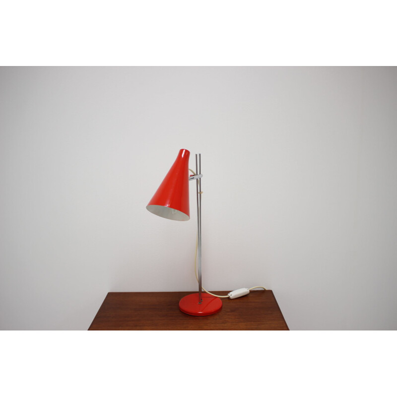 Midcentury Table Lamp Designed by josef Hurka Tchécoslovaquie 1960s