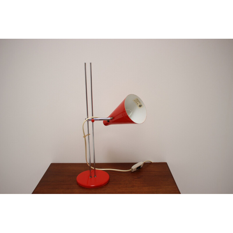 Midcentury Table Lamp Designed by josef Hurka Tchécoslovaquie 1960s