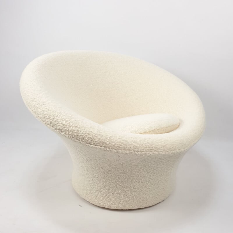 Fauteuil et pouf vintage en forme de champignon de Pierre Paulin pour Artifort, 1960