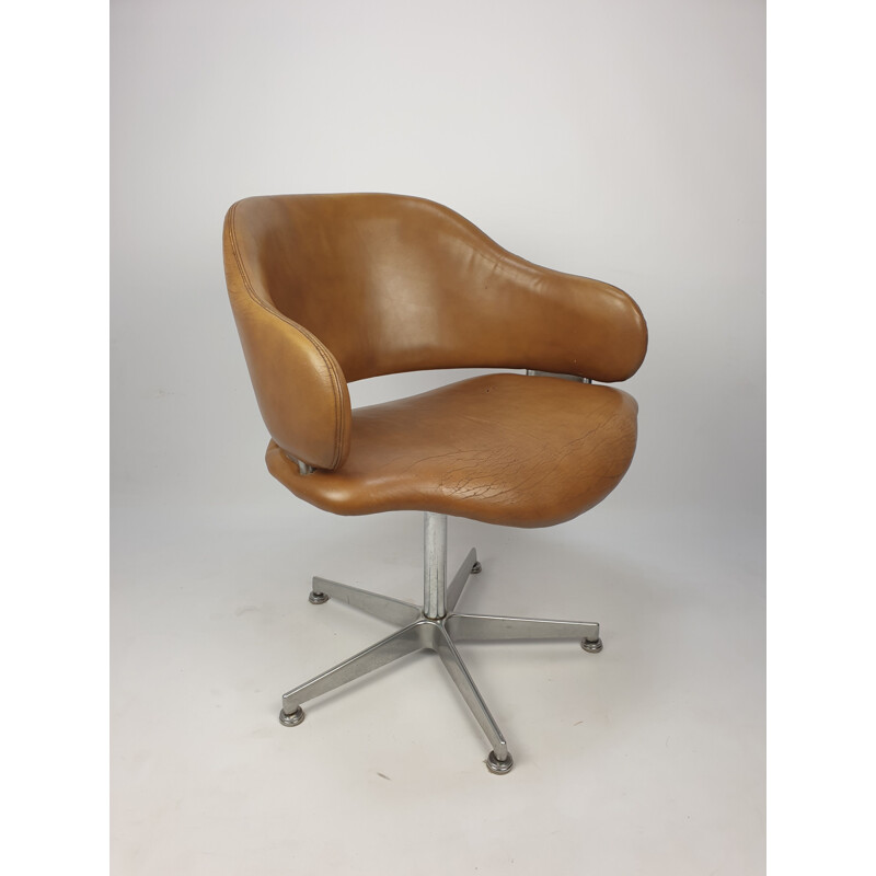 Vintage metalen fauteuil van Geoffrey Harcourt voor Artifort, 1970