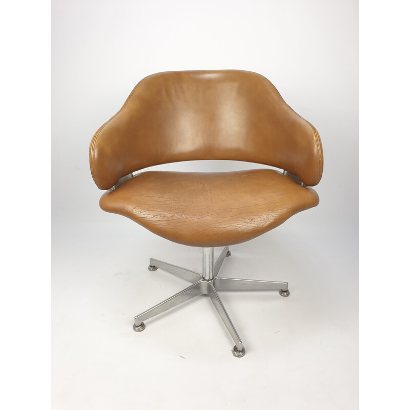 Vintage metal armchair by Geoffrey Harcourt for Artifort, 1970