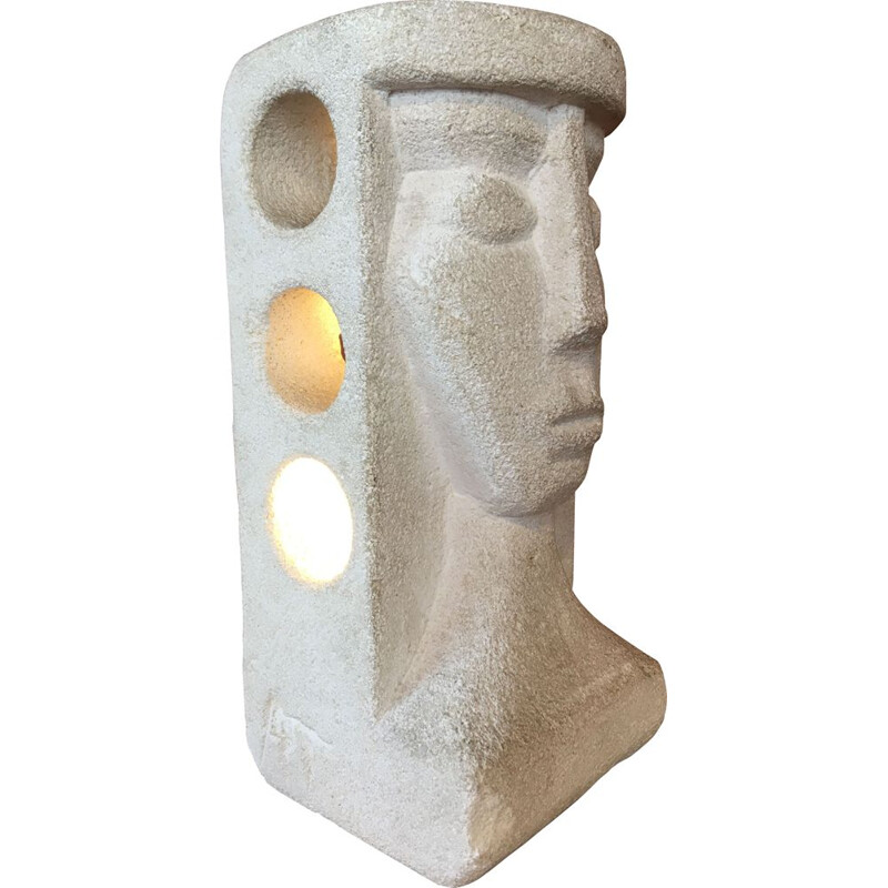 Vintage stone lamp Albert Tormos 
