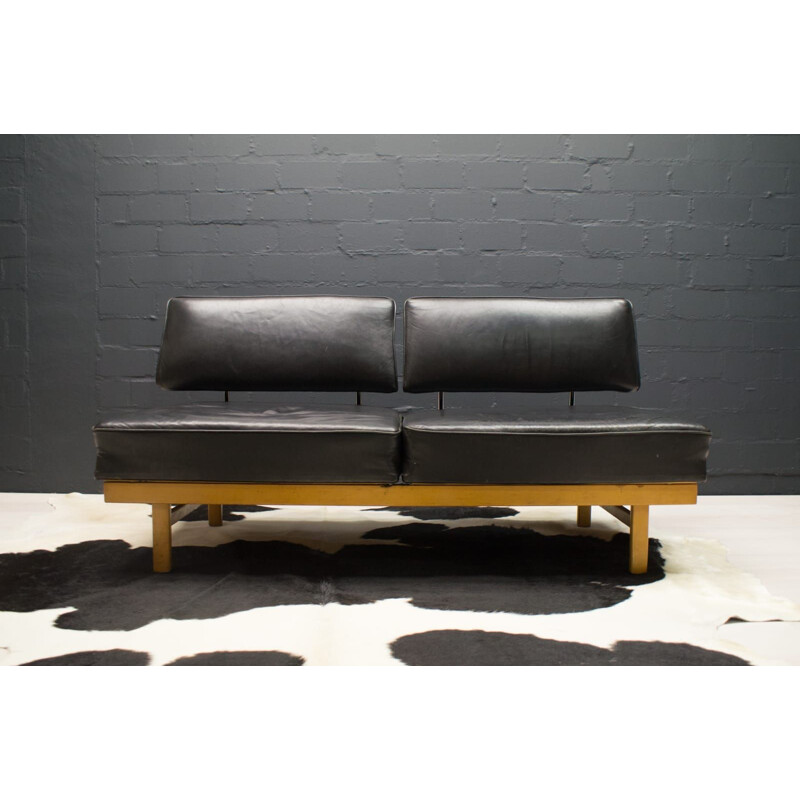 Canapé vintage en cuir Stella Daybed de Walter Knoll Wilhelm Knoll 1950