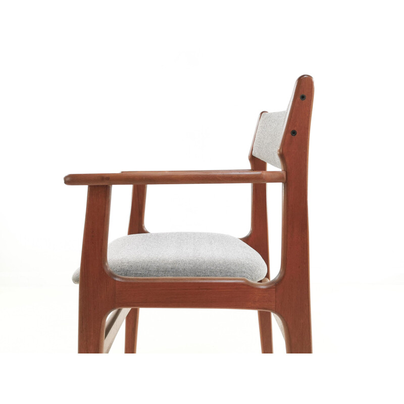 Mid Century Teak Dining or Office Armchair  Erik Buch Danish 