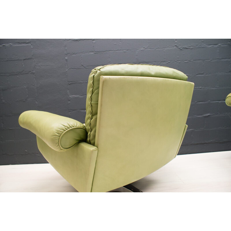 Pair of vintage Swiss DS31 Armchairs from de Sede, 1960s