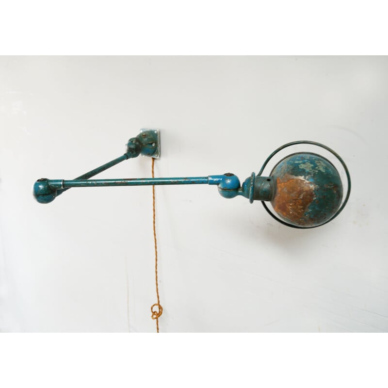 Vintage workshop lamp Jielde  industrial adjustable French 1950s