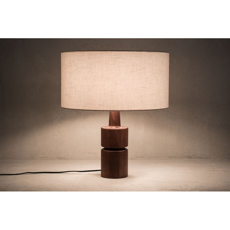 Large vintage table lamp by Domus danish 1970s