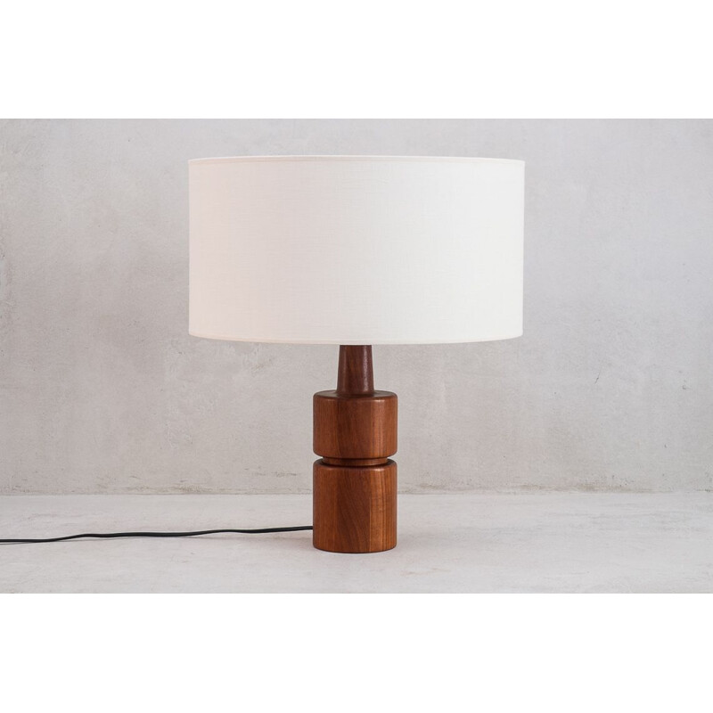 Large vintage table lamp by Domus danish 1970s