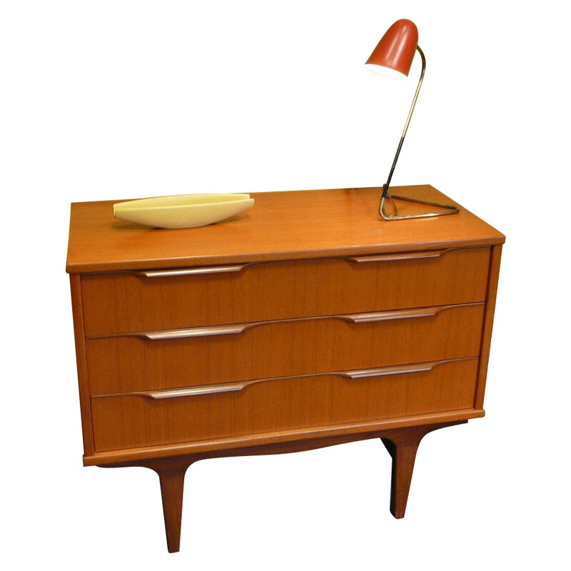 Scandinavian vintage dresser drawers 3 - 1950s 