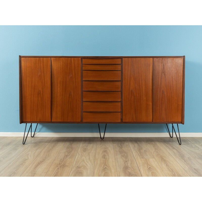 Vintage teak Highboard 1960s