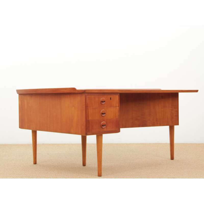 Scandinavisch teak boomerang bureau