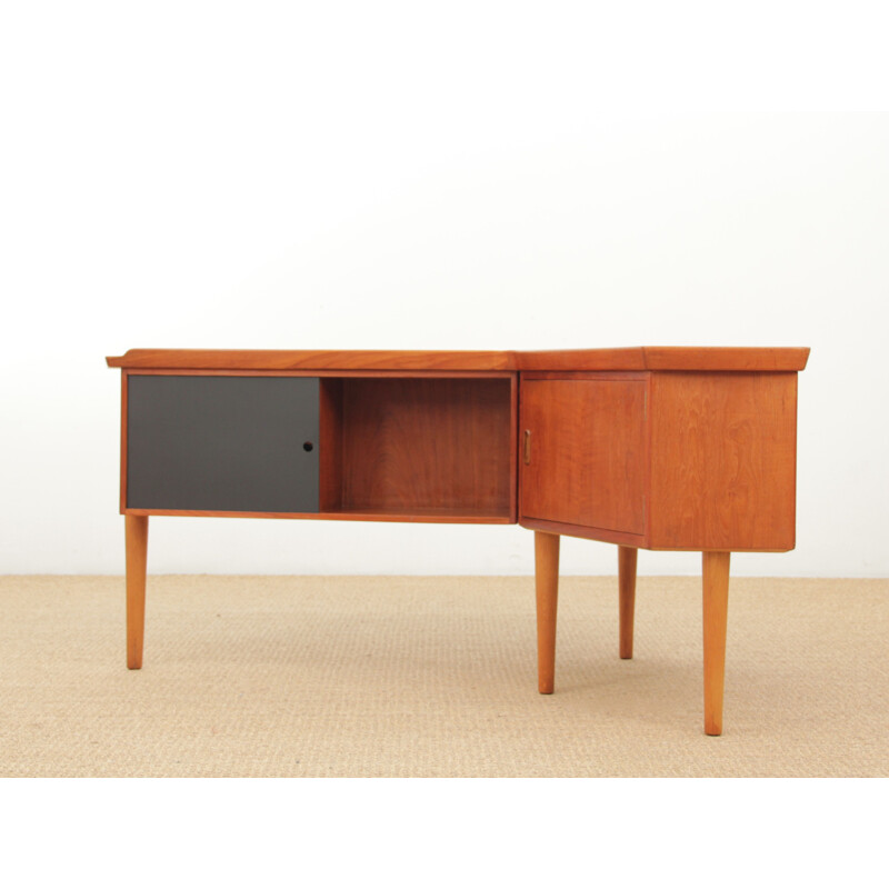 Scandinavisch teak boomerang bureau