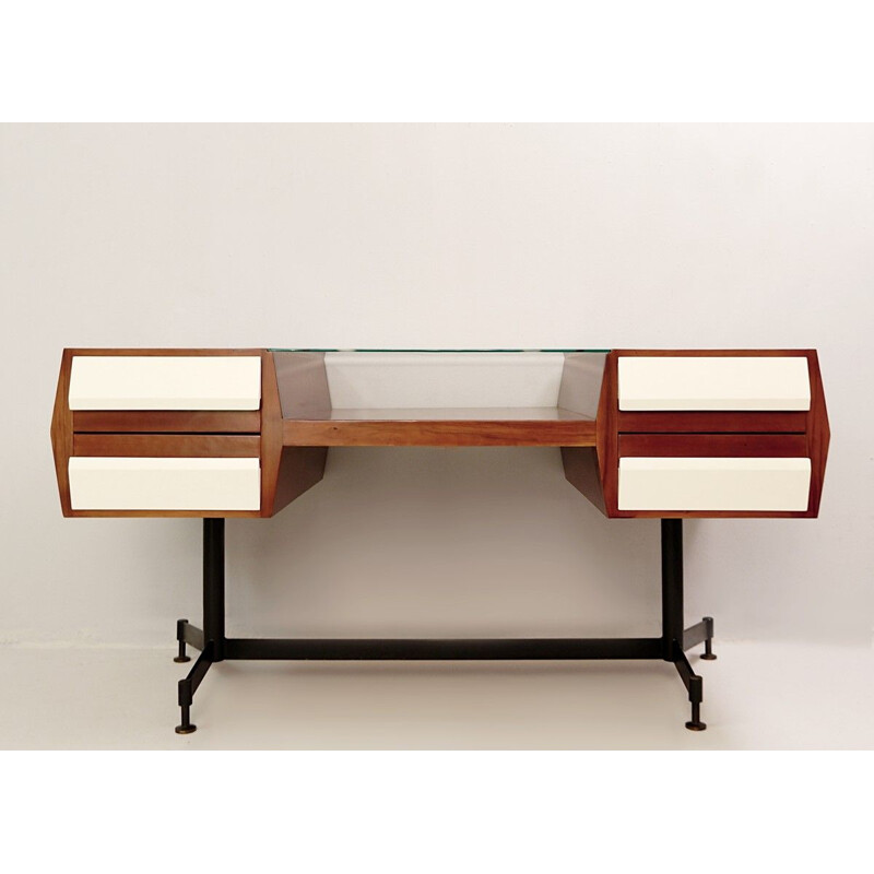 Vintage Double Face desk, Italy, 1960