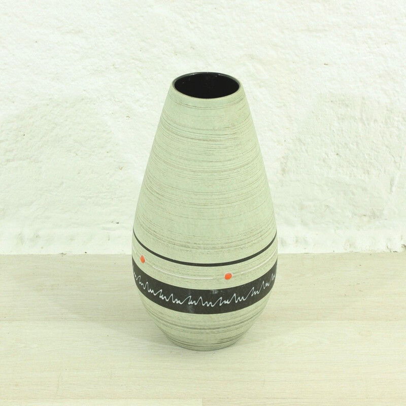 Vase de sol vintage en céramique modèle 45540 pour Übelacker