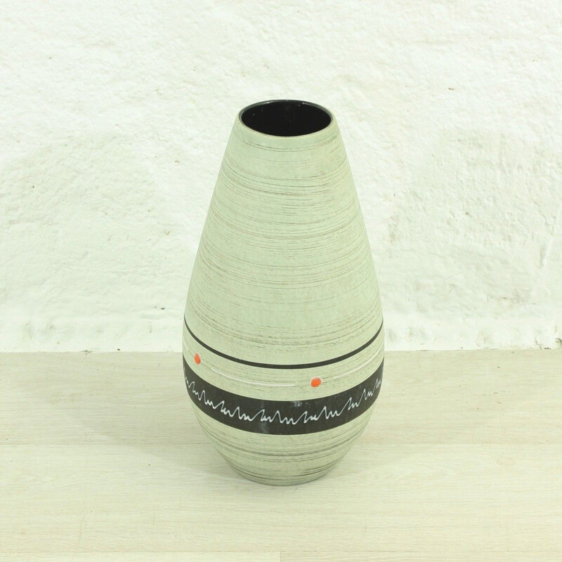 Vaso da terra in ceramica vintage modello 45540 per Übelacker