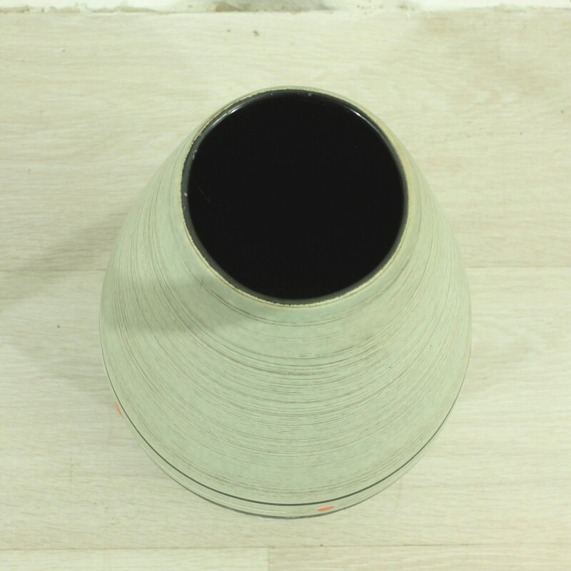 Vase de sol vintage en céramique modèle 45540 pour Übelacker