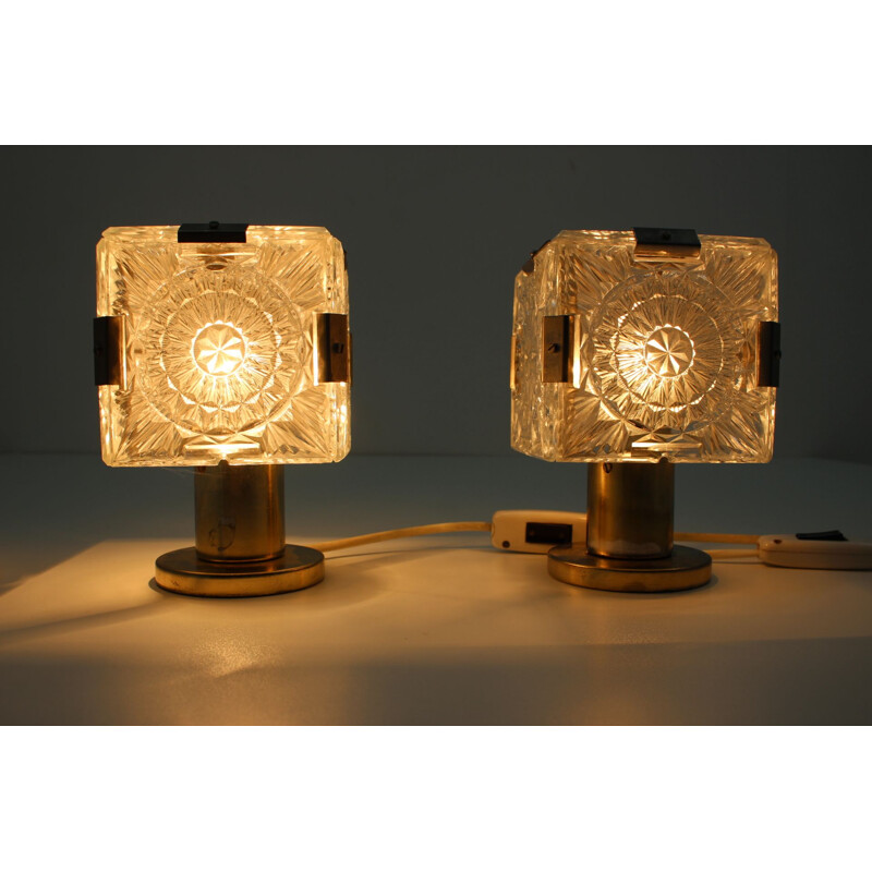 Pair of Mid century Table Lamps, 1970s