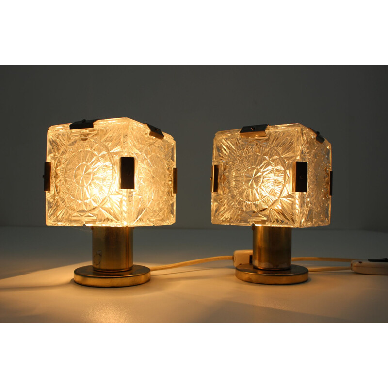 Pair of Mid century Table Lamps, 1970s