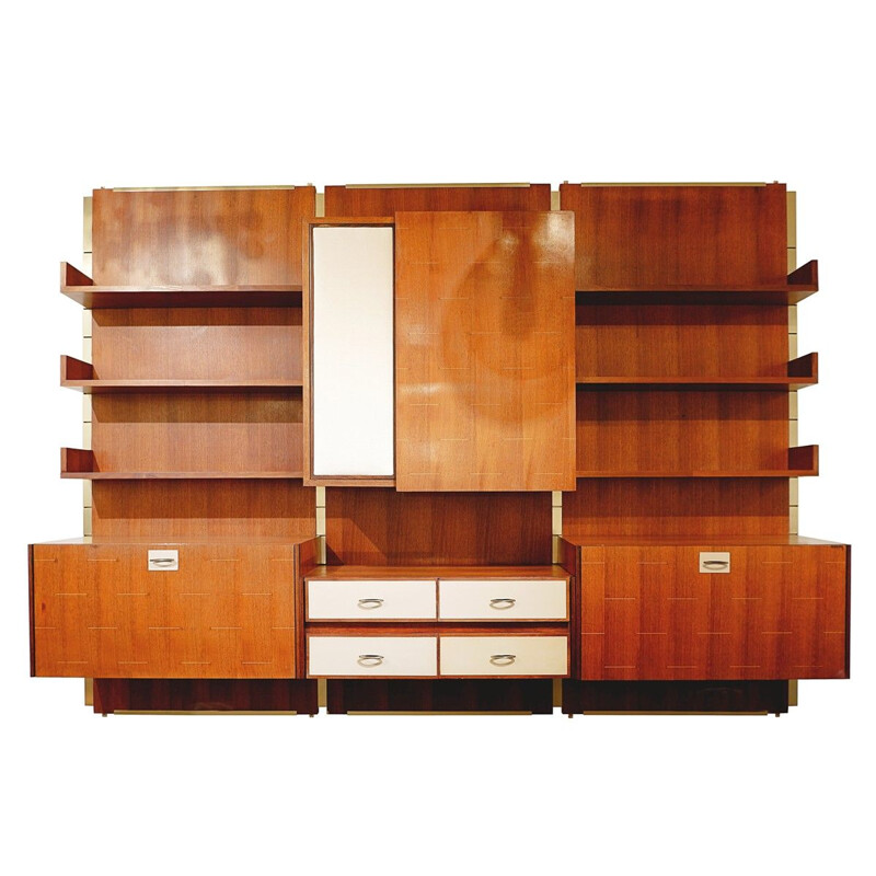 Vintage Teak Wall Unit Italian