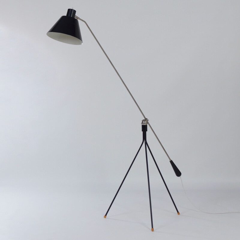 Vintage Magneto Floor Lamp by H. Fillekes for Artiforte, 1950s