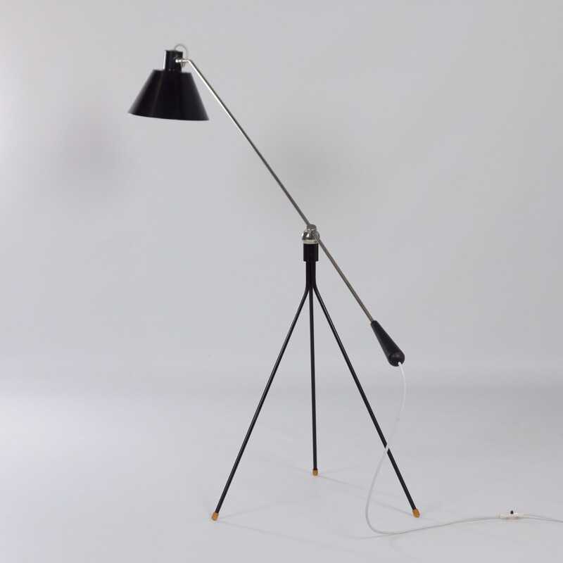 Vintage Magneto Floor Lamp by H. Fillekes for Artiforte, 1950s