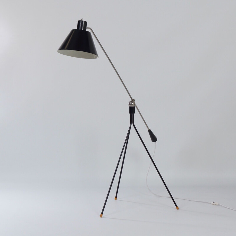 Vintage Magneto Floor Lamp by H. Fillekes for Artiforte, 1950s