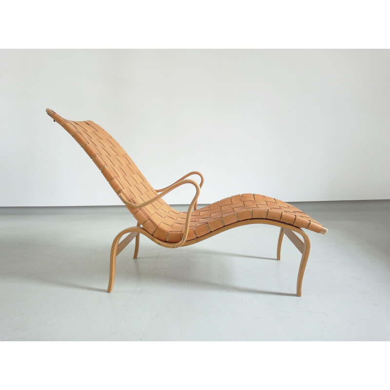 Vintage chaise longue produced by Karl Mathsson, Sweden 1942