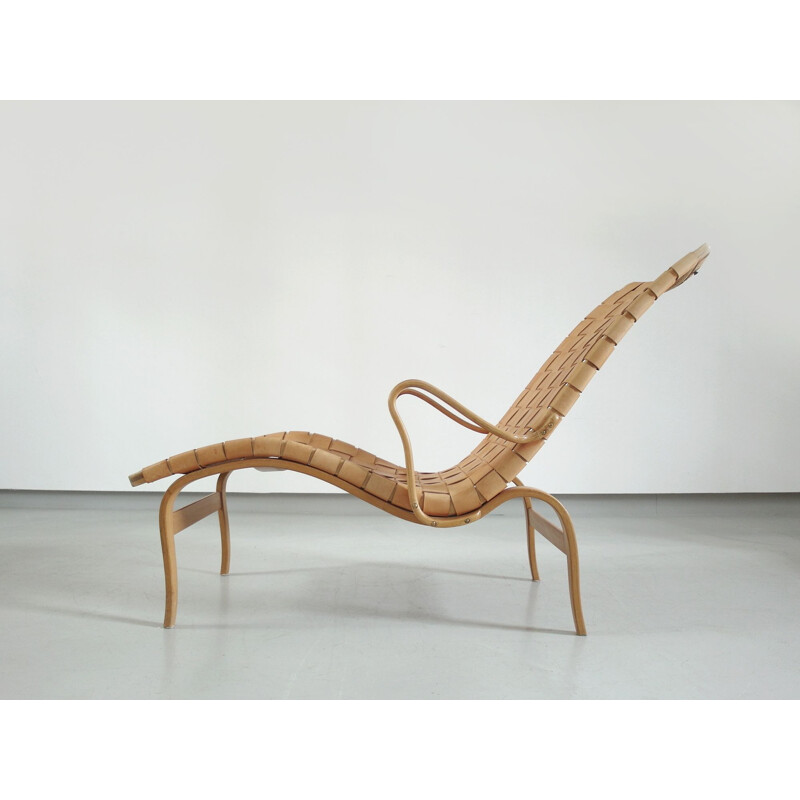 Vintage chaise longue produced by Karl Mathsson, Sweden 1942