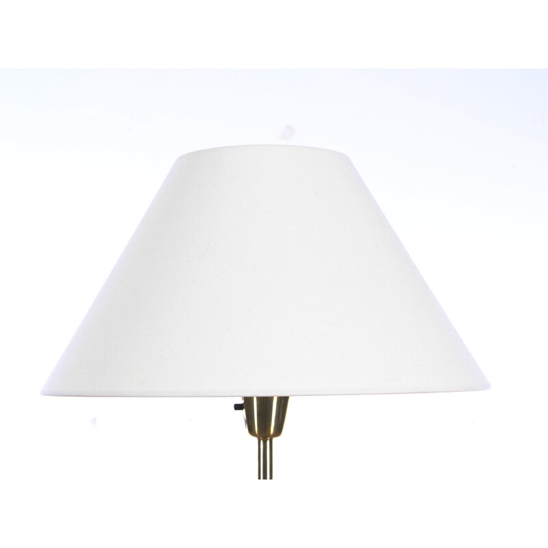 Scandinavische teakhouten vloerlamp