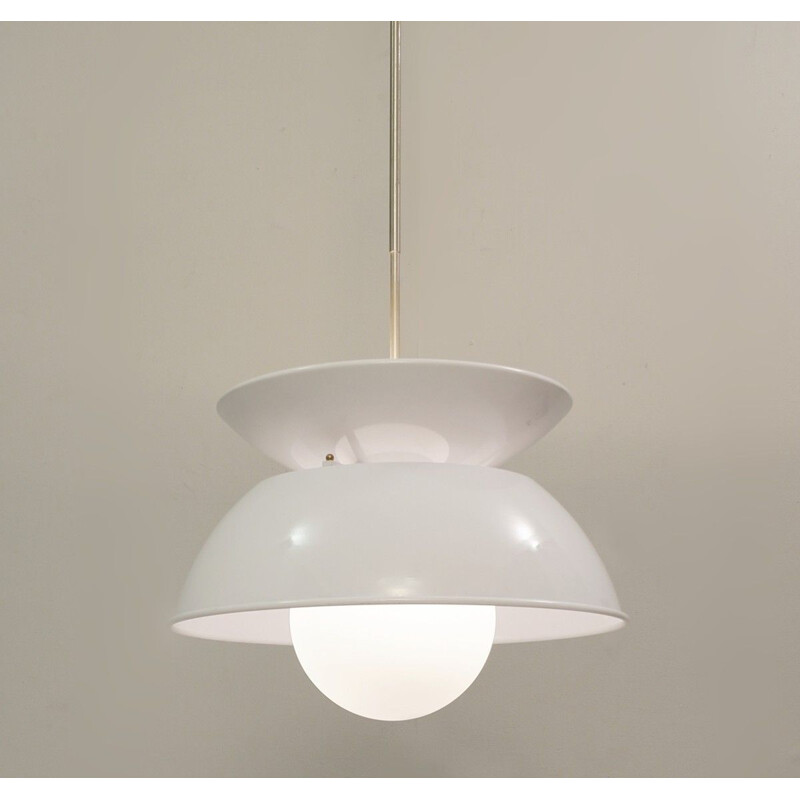 Pair of 'Cetra' Vintage Hanging lamp by Vico Magistretti for Artemide, 1960