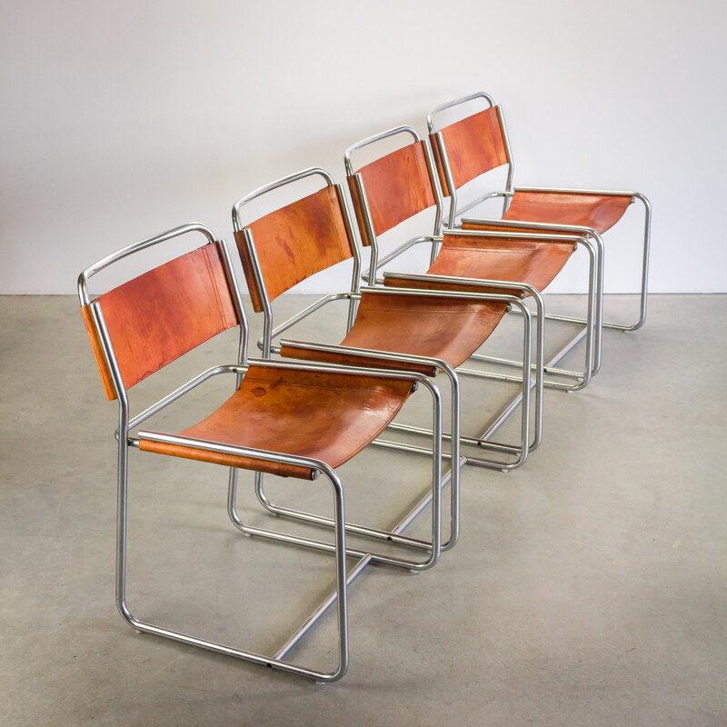 Set of 4 't Spectrum "SE18" chairs, C. BATAILLE & P. IBENS - 1970s