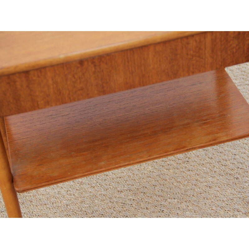 Pair of vintage teak bedside tables Scandinavian