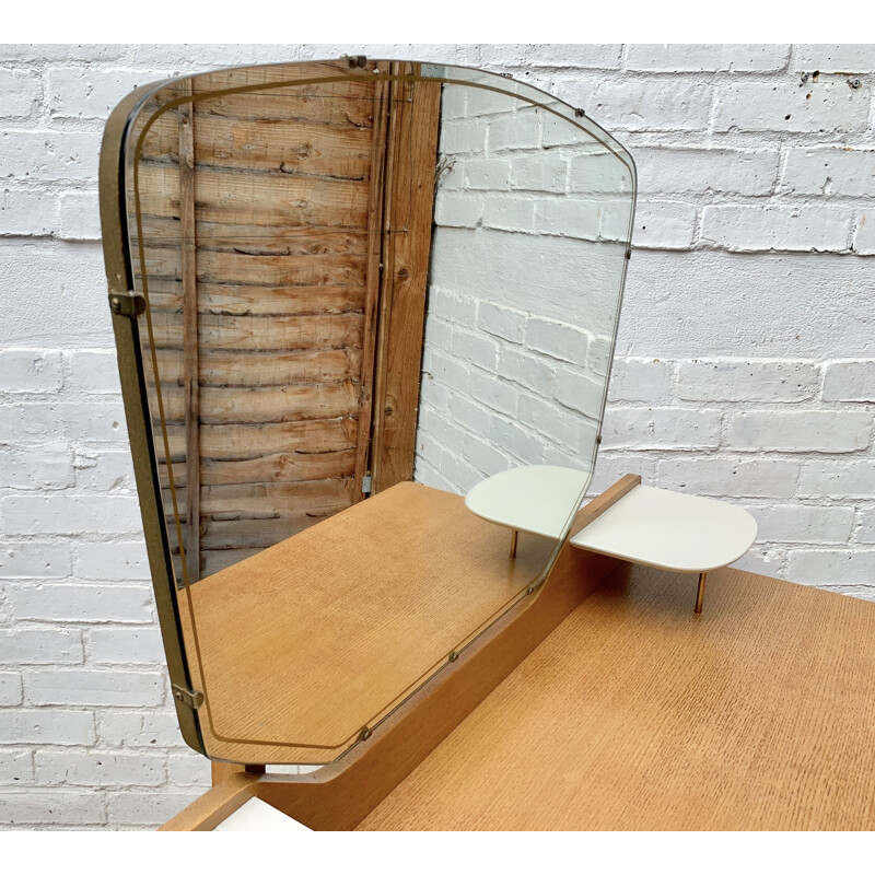 Vintage Dressing Table with Mirror by Lebus 