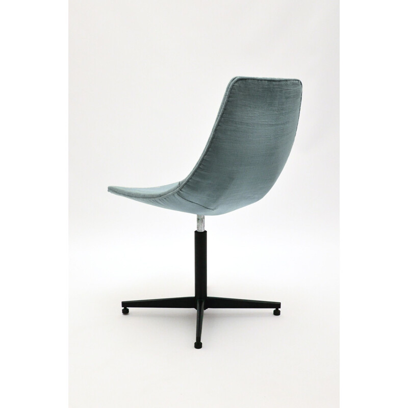 Vintage swivel office chair by Augusto Bozzi for Saporiti Italia 1950