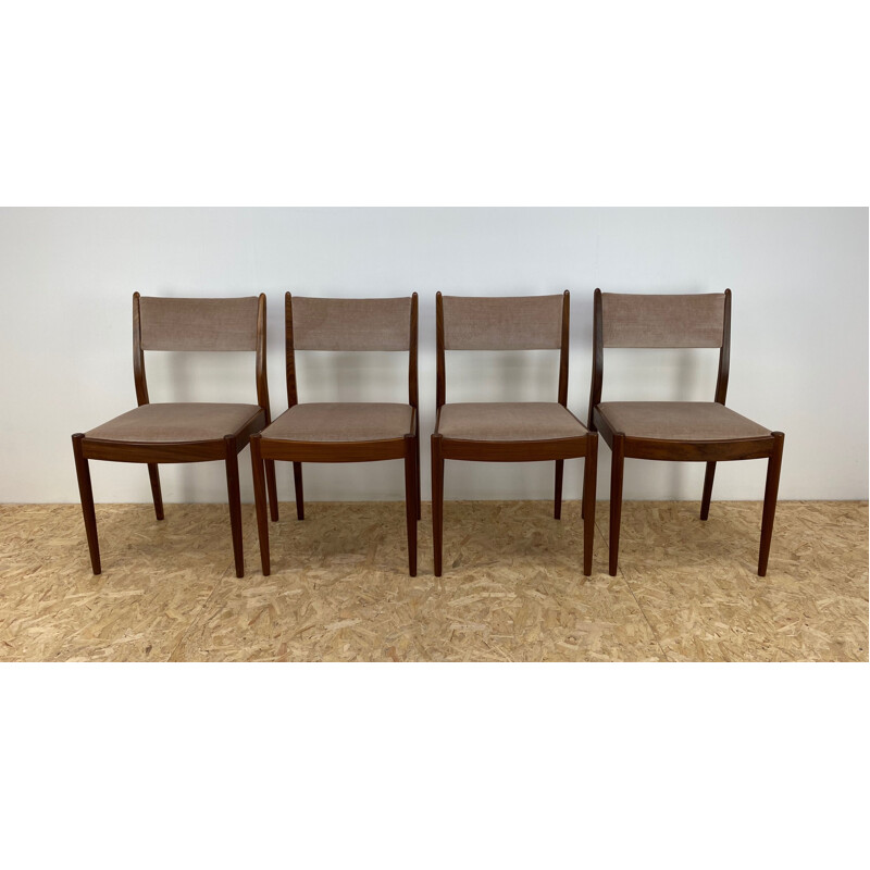 Ensemble de 4 chaises vintage par G Plan 1960