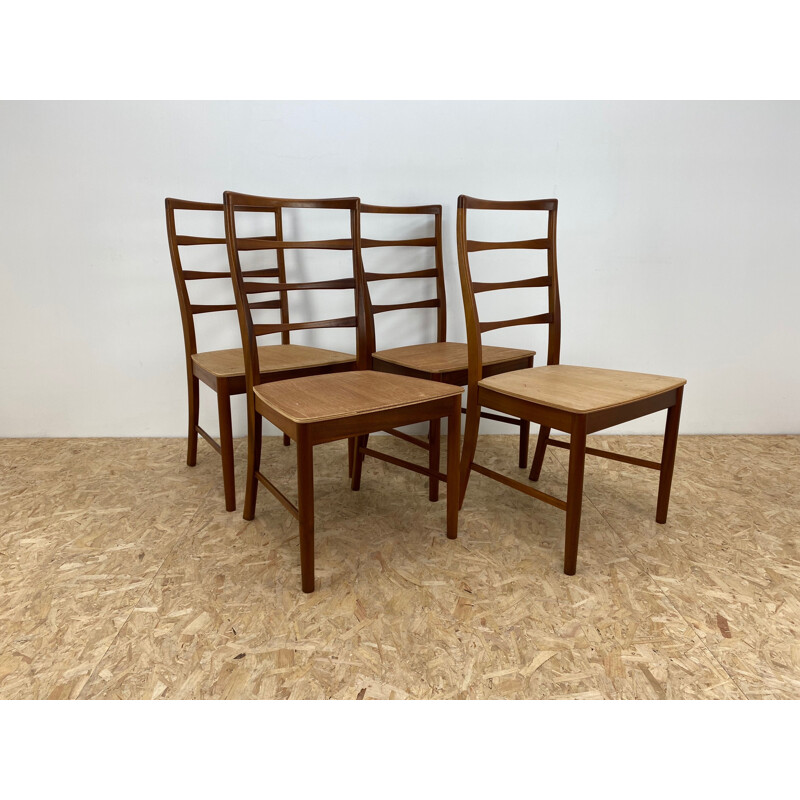 Ensemble de 4 chaises vintage par A.H.Macintosh