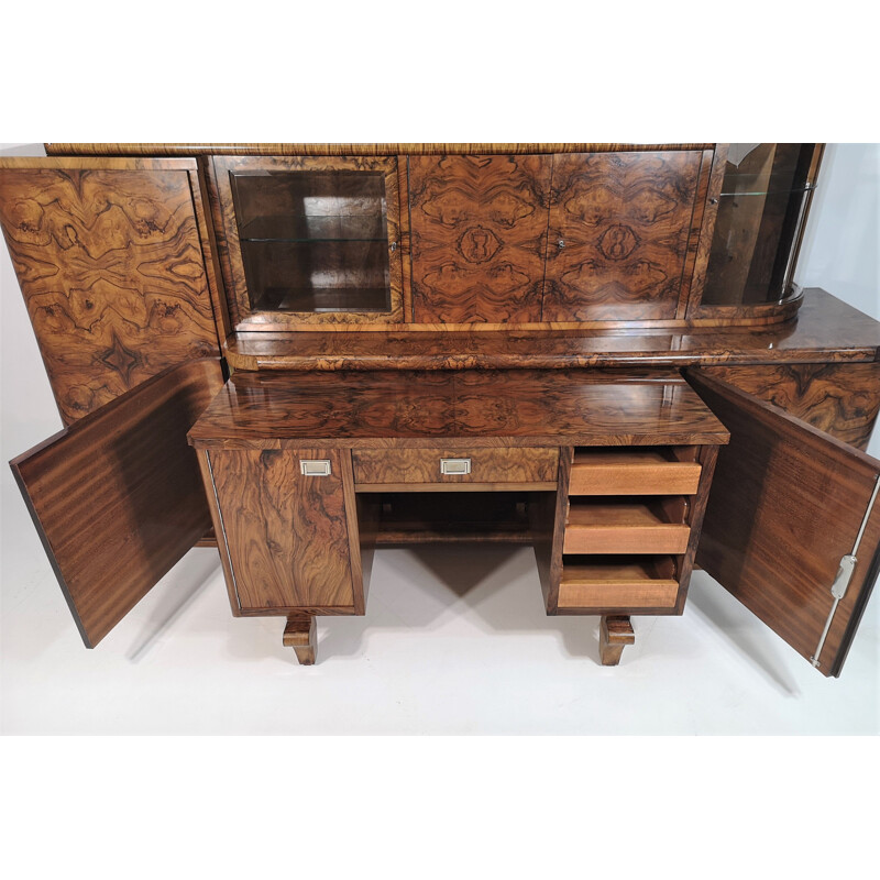 Buffet et bureau vintage 2 en 1, Art Déco 1940