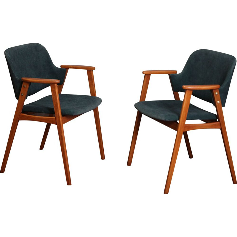 Pair of vintage Hungarian armchairs, 1960s