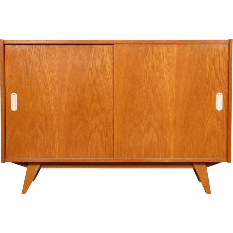 Vintage oak chest of drawers, model U-452, by Jiri Jiroutek for Interier Praha, 1960