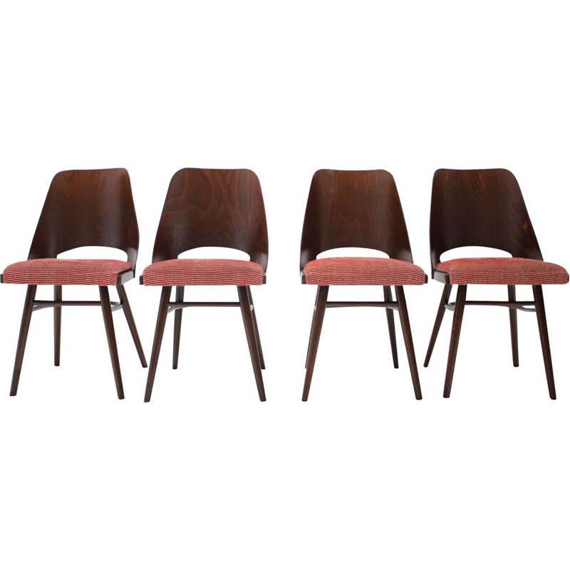 Set of 4 vintage dining chairs by Oswald Haerdtl, 1960