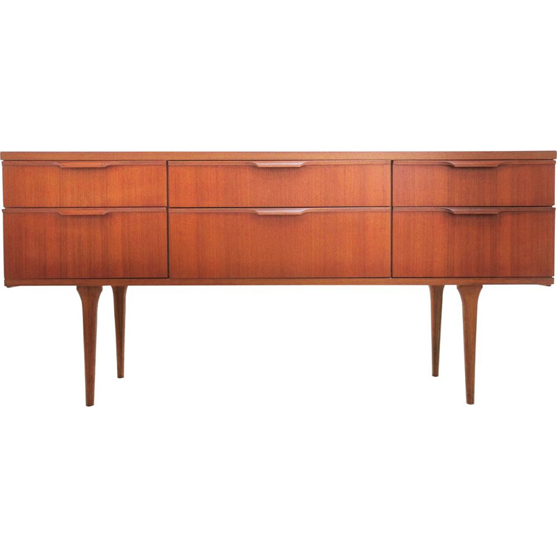 Mid Century Teak Sideboard Chest of Drawers, Frank Guille For Austinsuite 1960s