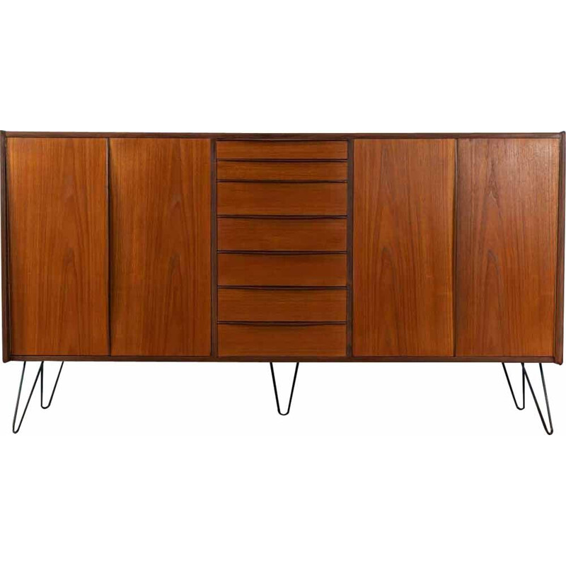 Vintage teak Highboard 1960s