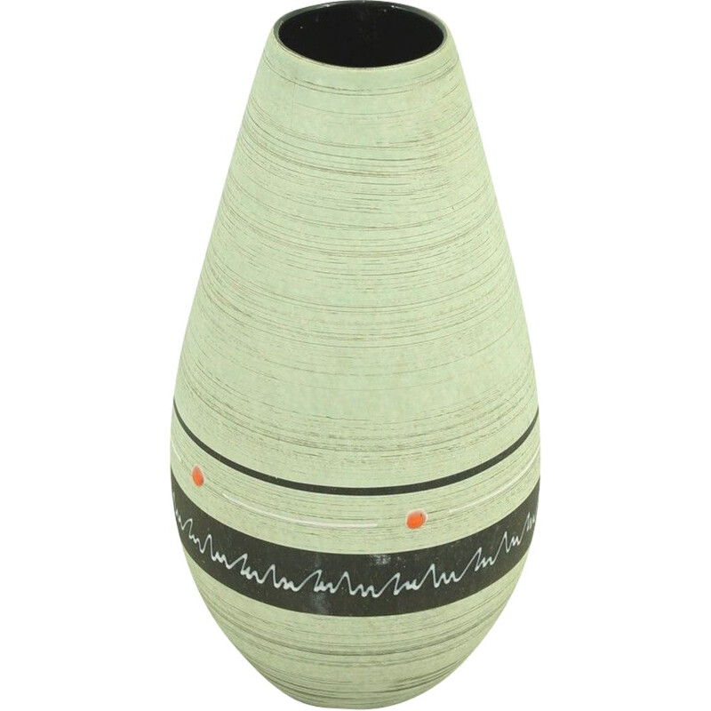 Vase de sol vintage en céramique modèle 45540 pour Übelacker